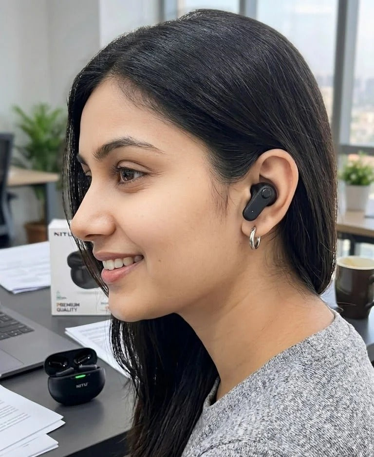 Nitu Dual-Driver Bluetooth Earphones (TWS)