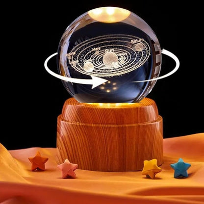 Crystal Ball Night Light – LED Decorative Lamp