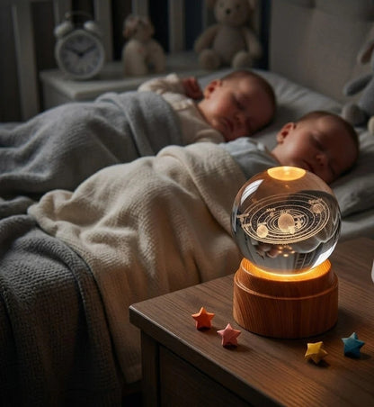 Crystal Ball Night Light – LED Decorative Lamp