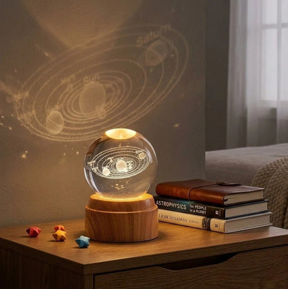 Crystal Ball Night Light – LED Decorative Lamp