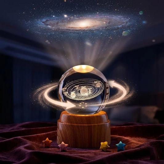 Crystal Ball Night Light – LED Decorative Lamp