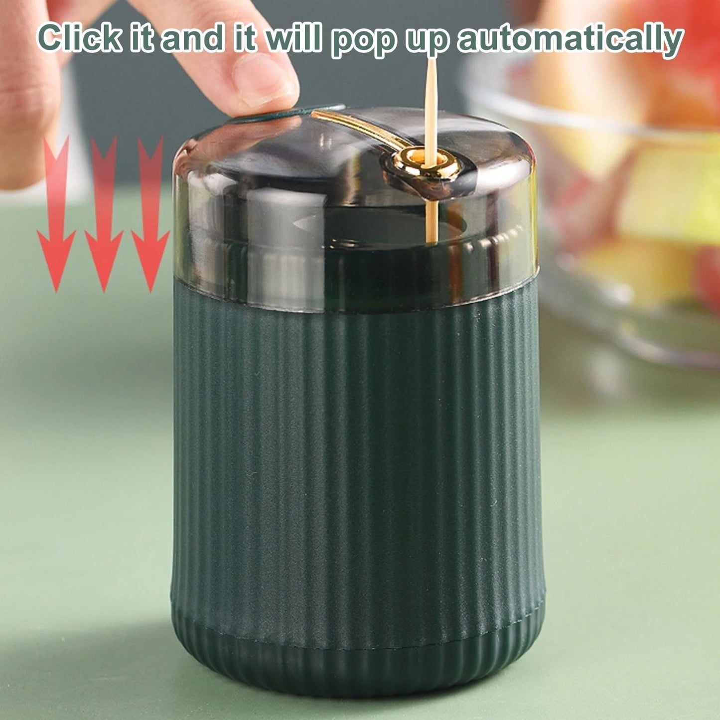 Modern Press Toothpick Dispenser